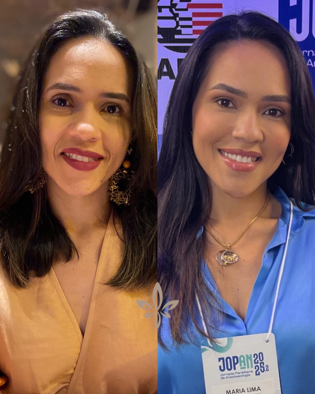 Antes e depois de paciente